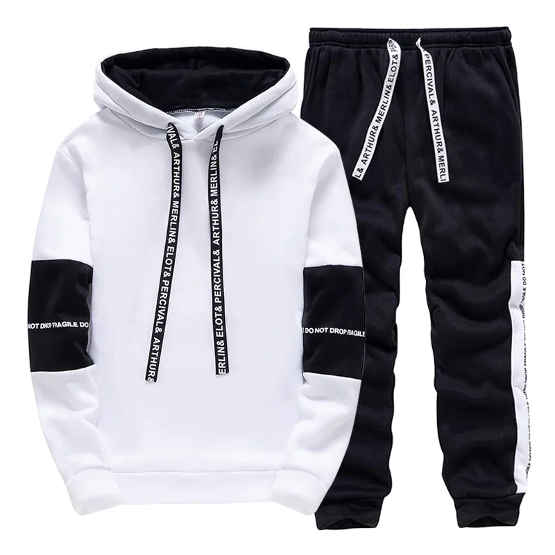 Mens Fashion Casual Outfits - Мужской спортивный костюм: повседневные худи и
