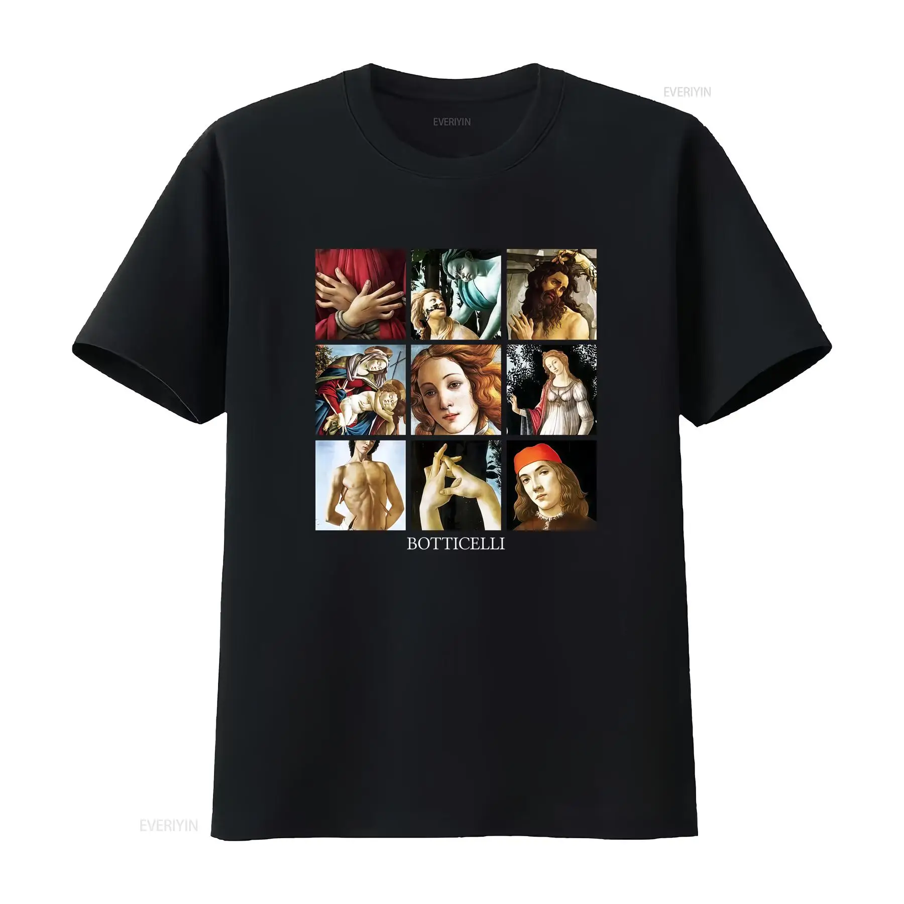 Men'S Fashion History - Футболка Botticelli Details T-Shirt: винтажный дизайн,