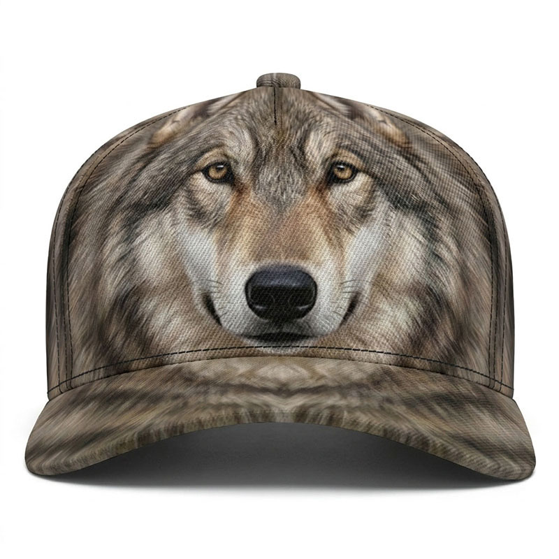 Trucker Hat Cap - Бейсболки Wolf Custom с изображением волка,