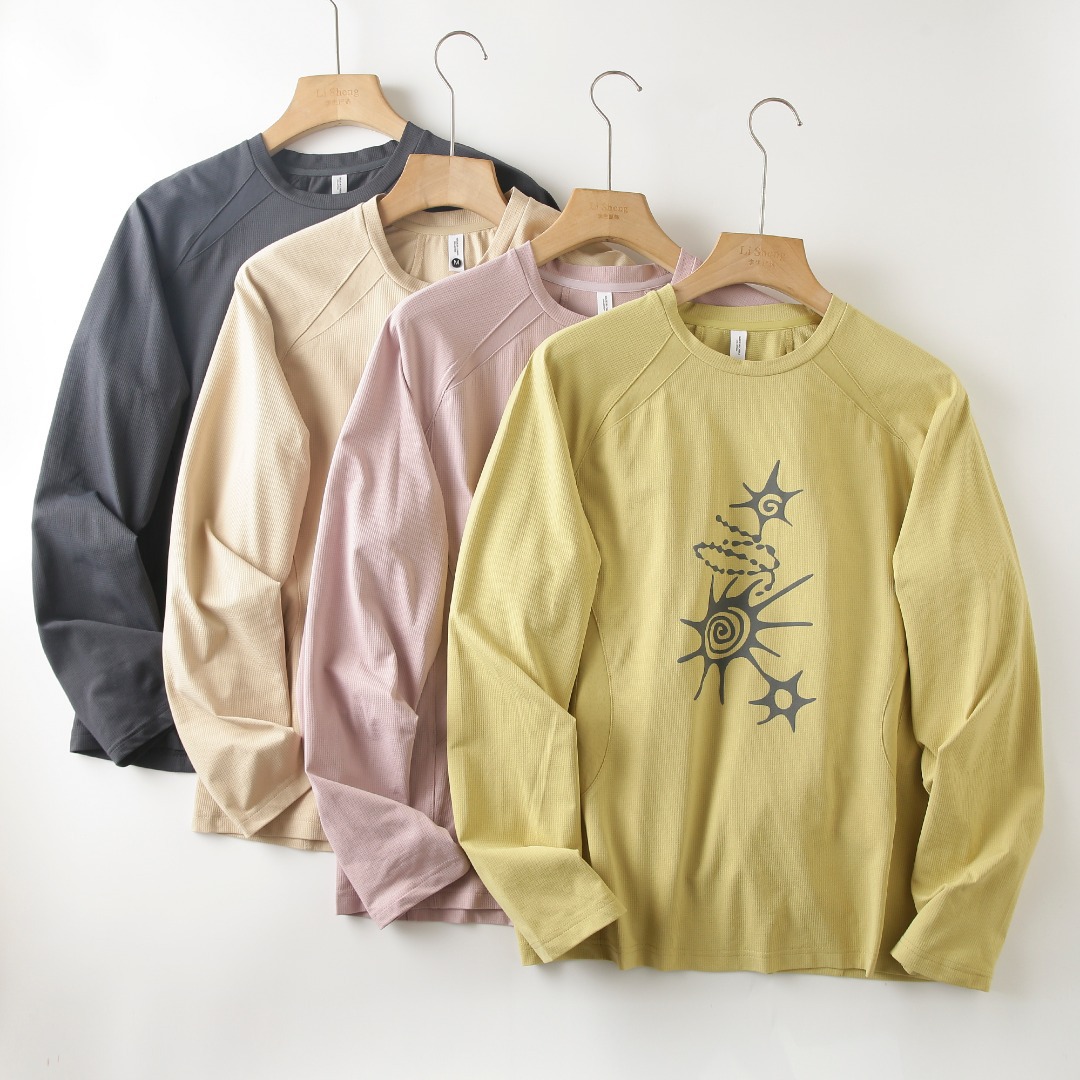 Men'S Fashion 2025 - Унисекс-футболка с длинным рукавом, высокоэластичная, дышащая
