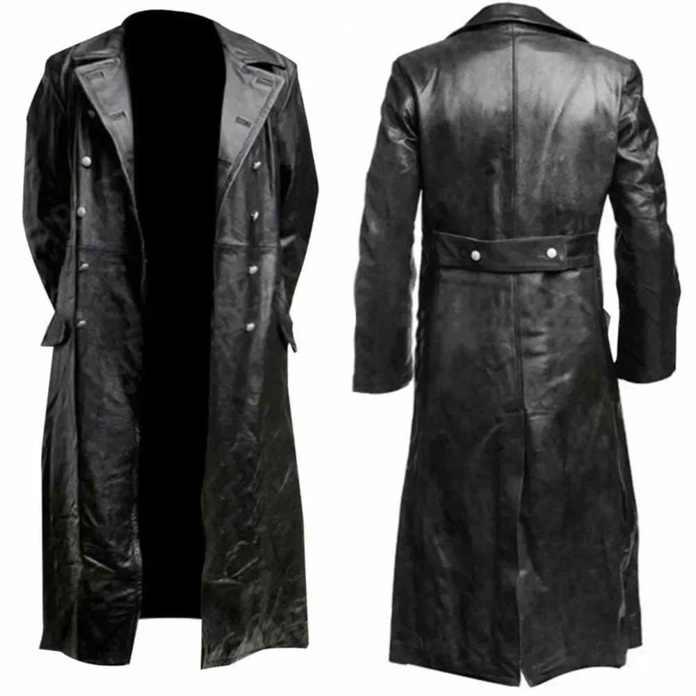 Trench Coat Men - Мужской длинный тренчкот – Мужской двубортный