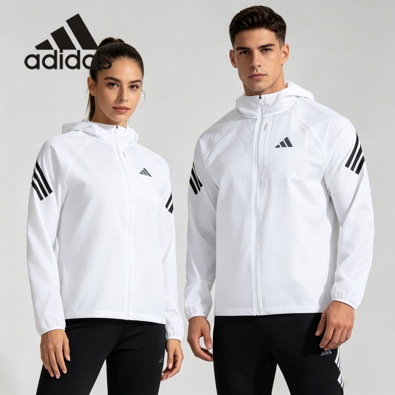Windbreaker Men Zip - Ветровка Adidas Woven Cropped Hood Zip