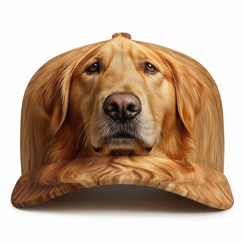Trucker Hat Cap - Бейсболки для собак породы Голден Ретривер: