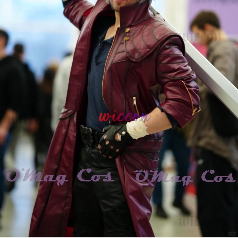 Костюм для косплея Данте: крас – обзор и цена Trench Coat Men