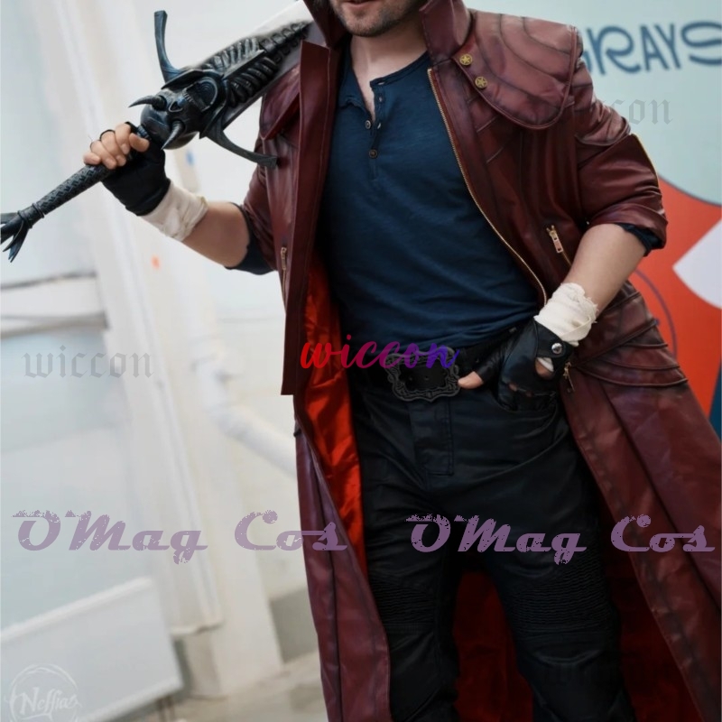 Костюм для косплея Данте: крас – обзор и цена Trench Coat Men