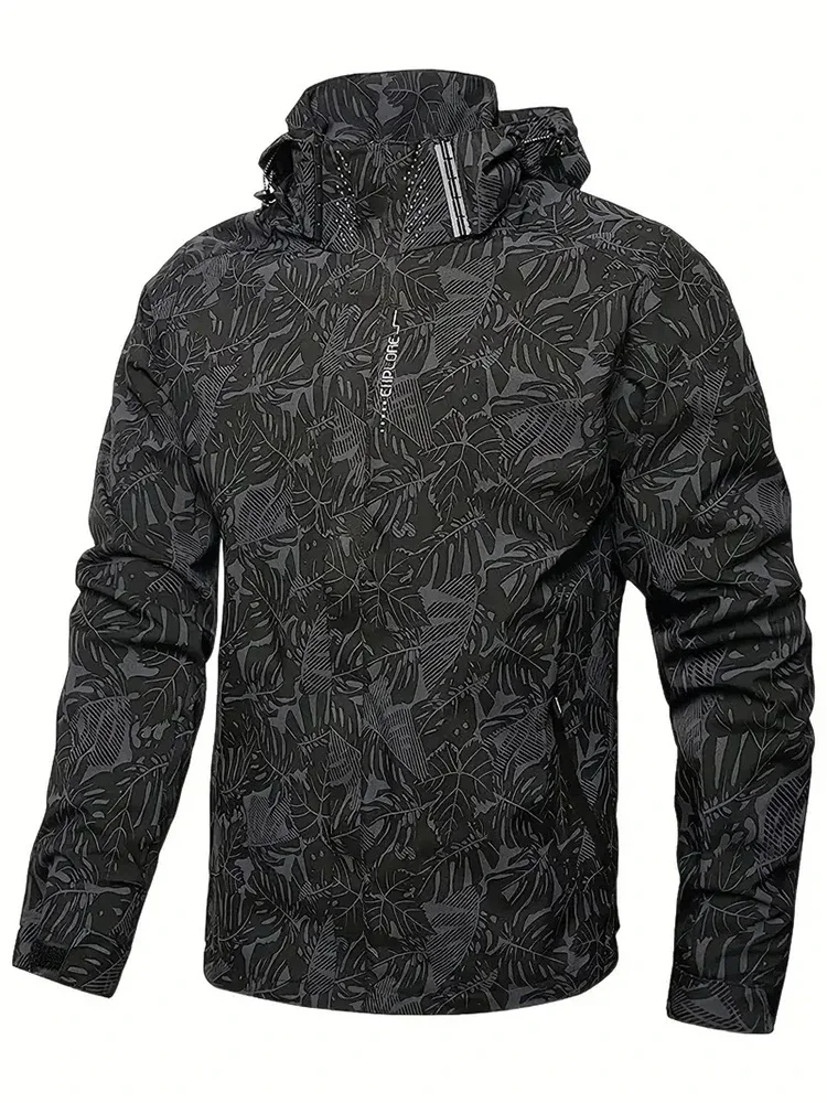 Мужская повседневная водонепро – обзор и цена Windbreaker Men Zip