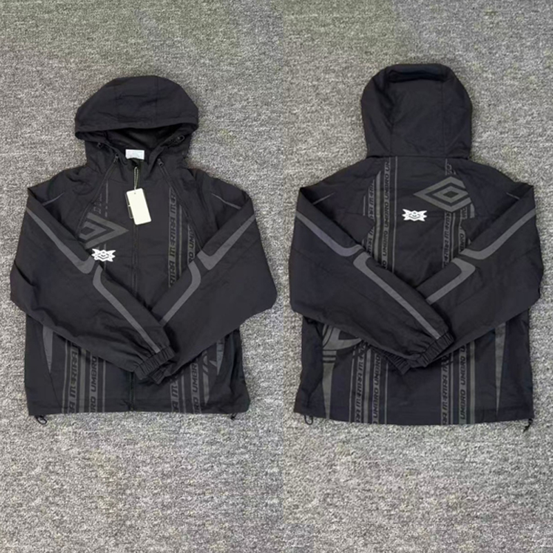 Винтажная черная куртка-ветров – обзор и цена Windbreaker Men Zip