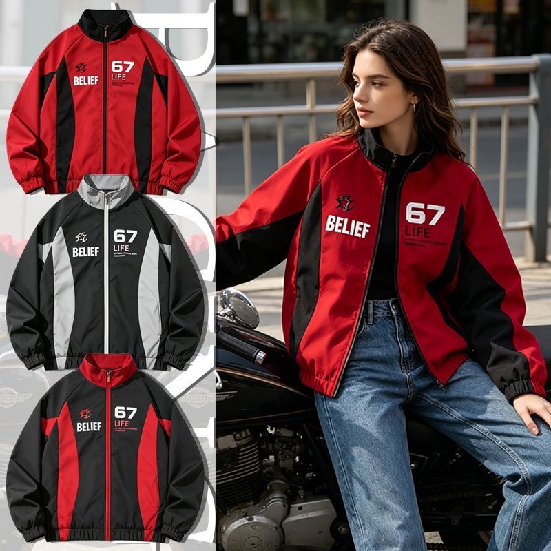 Повседневная куртка в гоночном – обзор и цена Windbreaker Men Zip