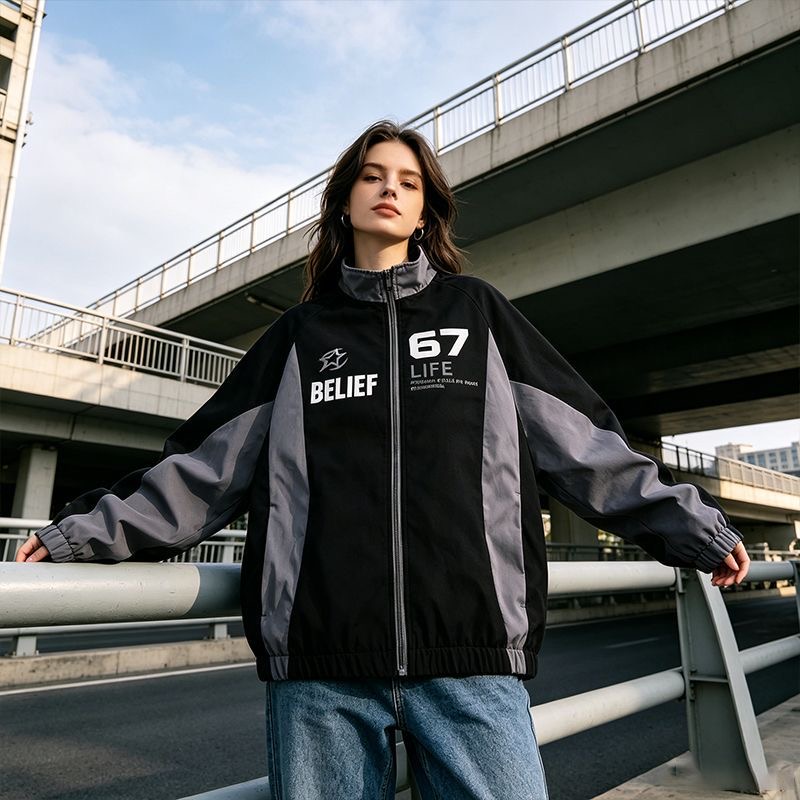 Повседневная куртка в гоночном – обзор и цена Windbreaker Men Zip