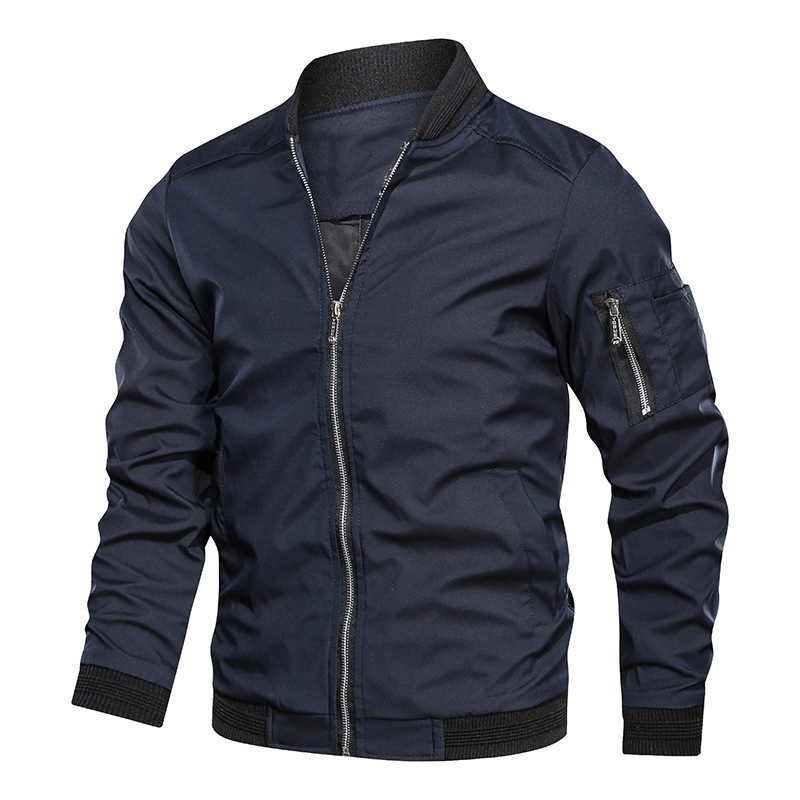 Весенне-осенняя мужская ветров – обзор и цена Windbreaker Men Zip