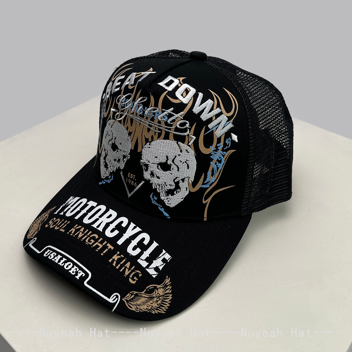 Бейсболка-тракер с вышивкой «П – обзор и цена Trucker Hat Cap