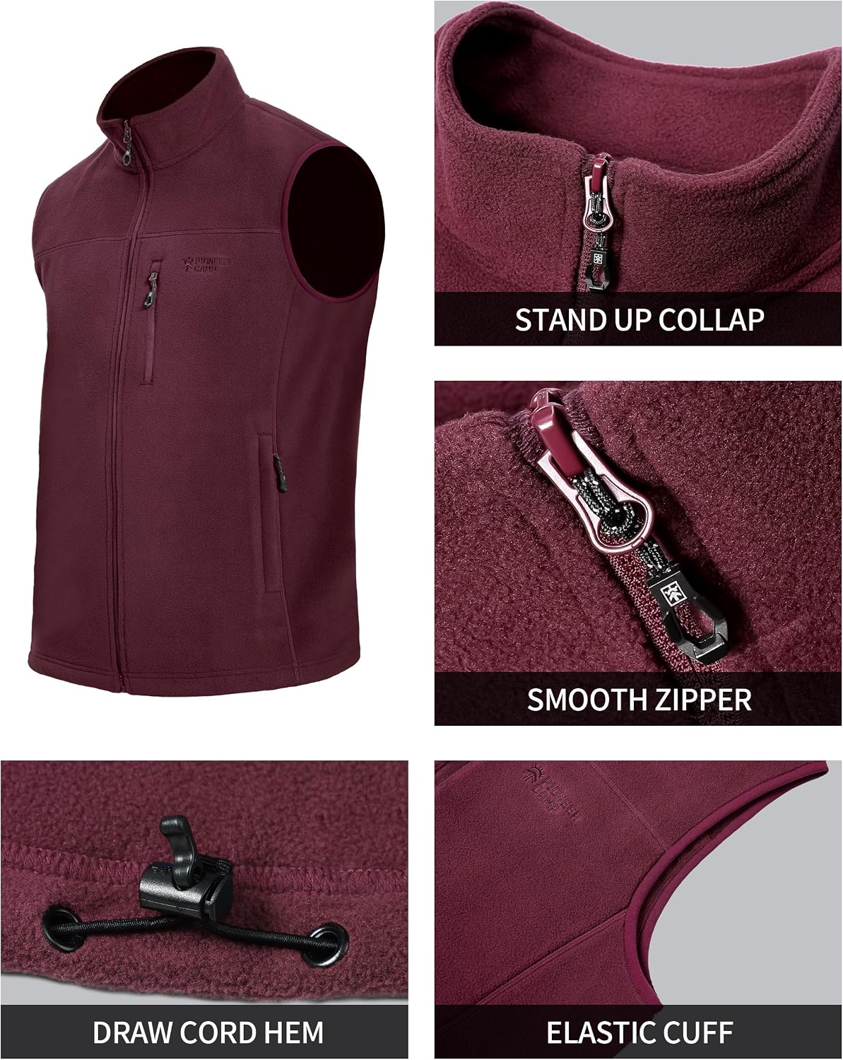 Флисовая жилетка Pioneer Camp: – обзор и цена Windbreaker Men Zip