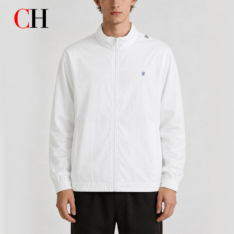 Мужская белая куртка CH на мол – обзор и цена Windbreaker Men Zip